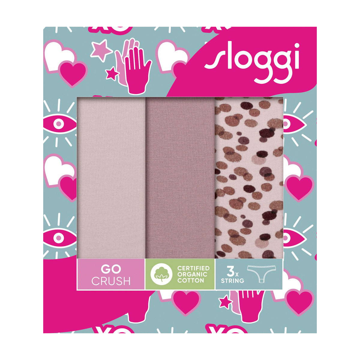 Sloggi GO Crush C3P - Multiple Colours - 10219704-V001