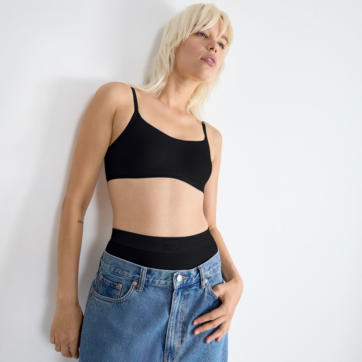 Sloggi Go Daily BH top, sort - 10222329 - 0004 - Black