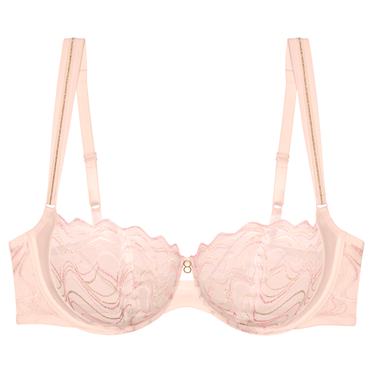 Triumph Palina Waves Of Glow balconette BH, lyserød - 10226332 - 0040 - Porcelain