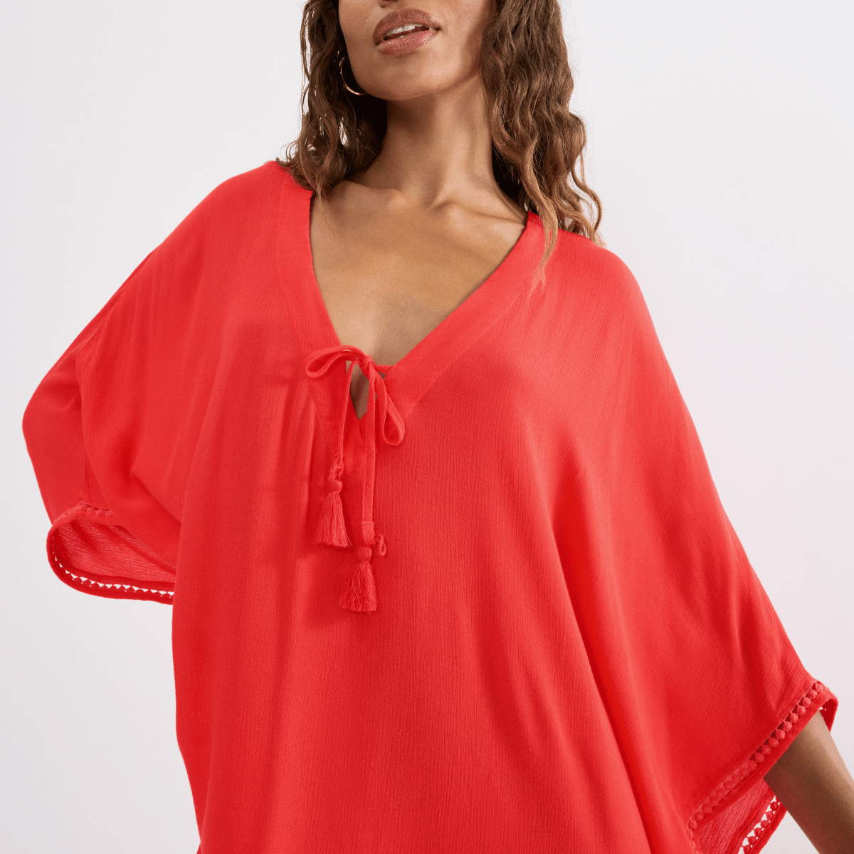 Triumph Beach MyWear kaftan, orange - 10226474 - 7854 - Warm Sunset