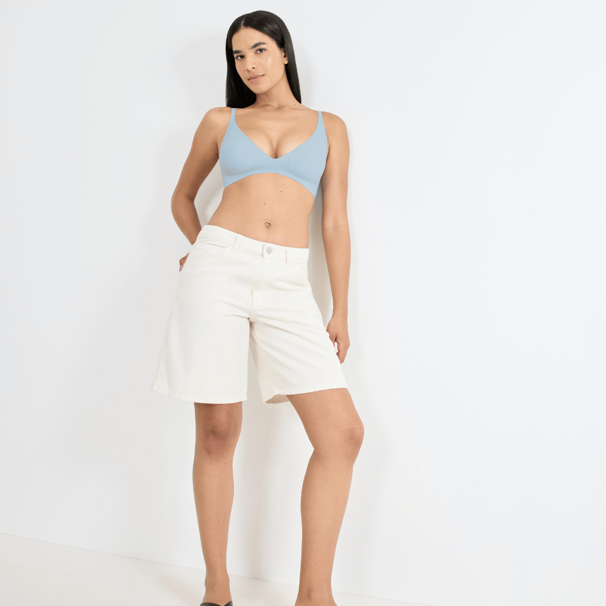 Sloggi Zero Feel 2.0 push-up BH, lyseblå - 10226701 - 00KY - Light Blue