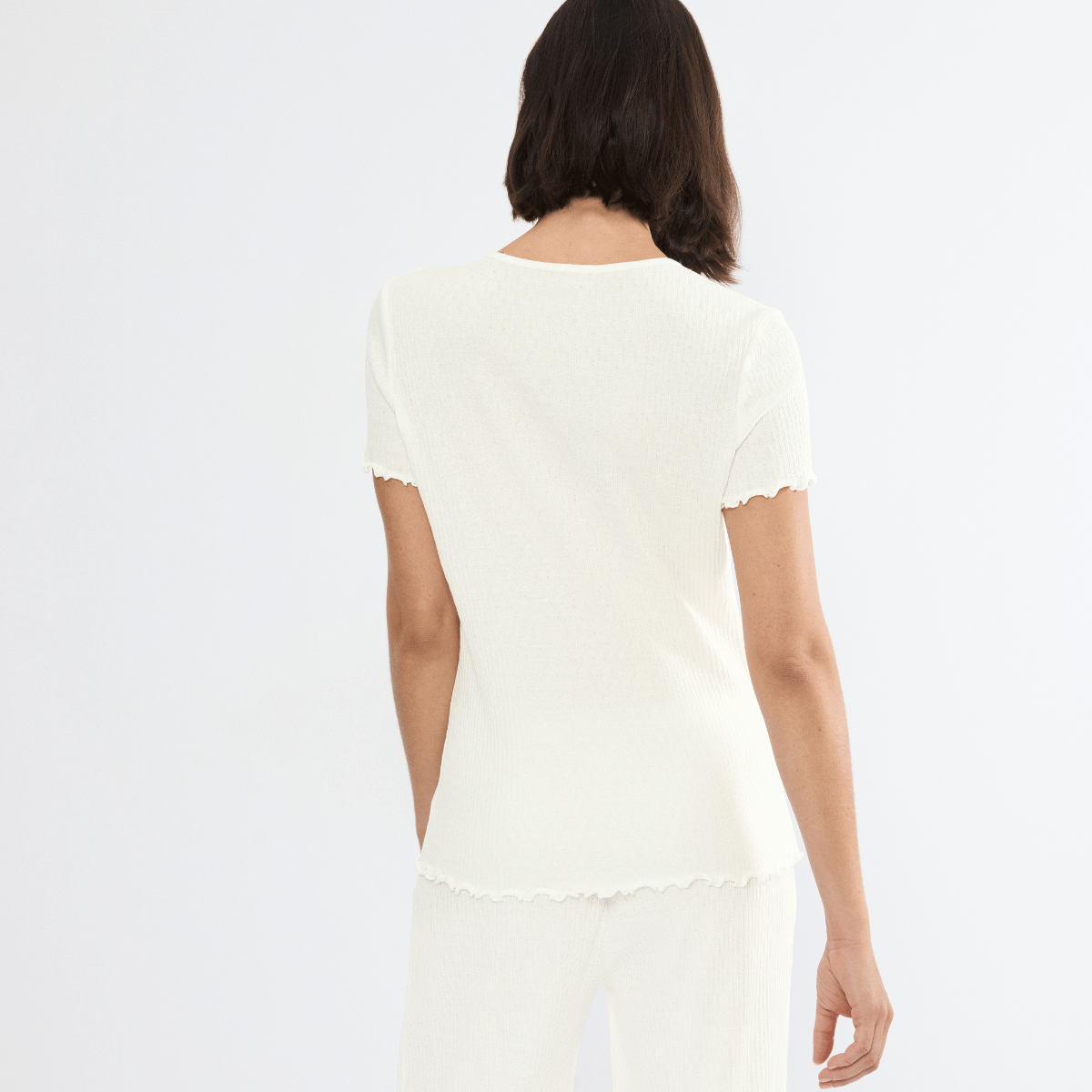 Triumph Mix & Match t-shirt, hvid - 10227214 - 00GZ - Silk White