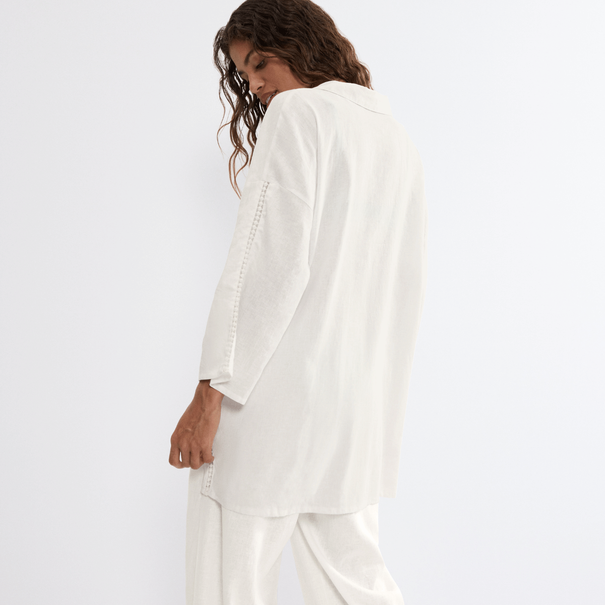 Triumph Summer Wear skjorte, hvid - 10227228 - 00GZ - Silk White
