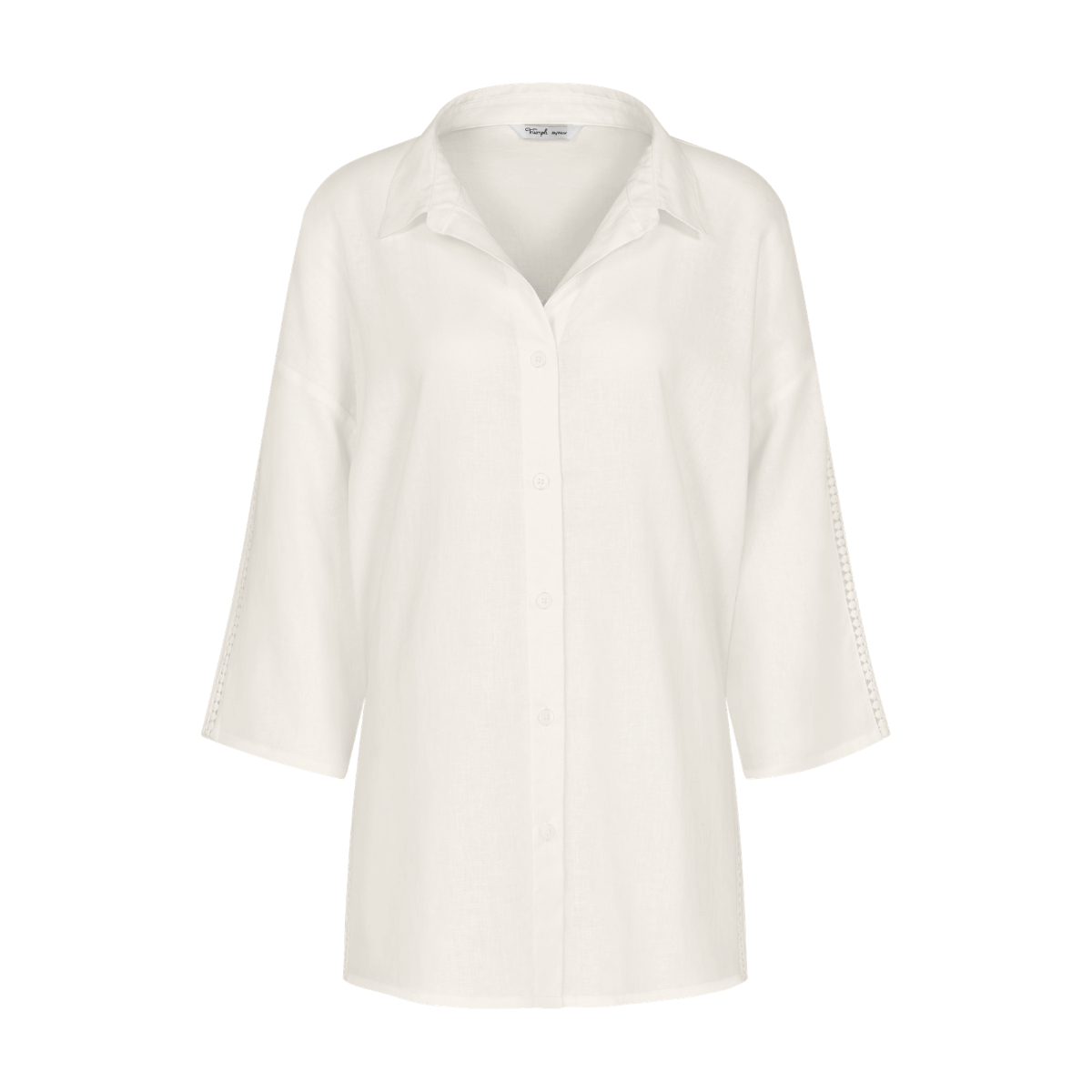 Triumph Summer Wear skjorte, hvid - 10227228 - 00GZ - Silk White