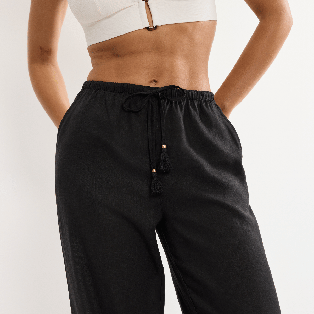 Triumph Summer Wear bukser, sort - 10227239 - 0004 - Black