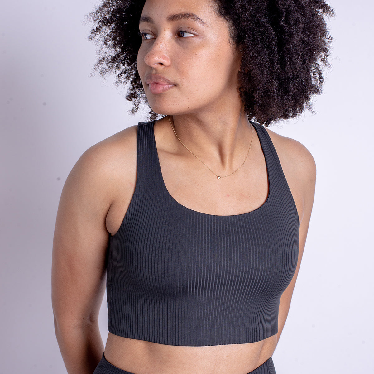 Girlfriend Collective Collective Rib Paloma - Black - 1028-BLACK