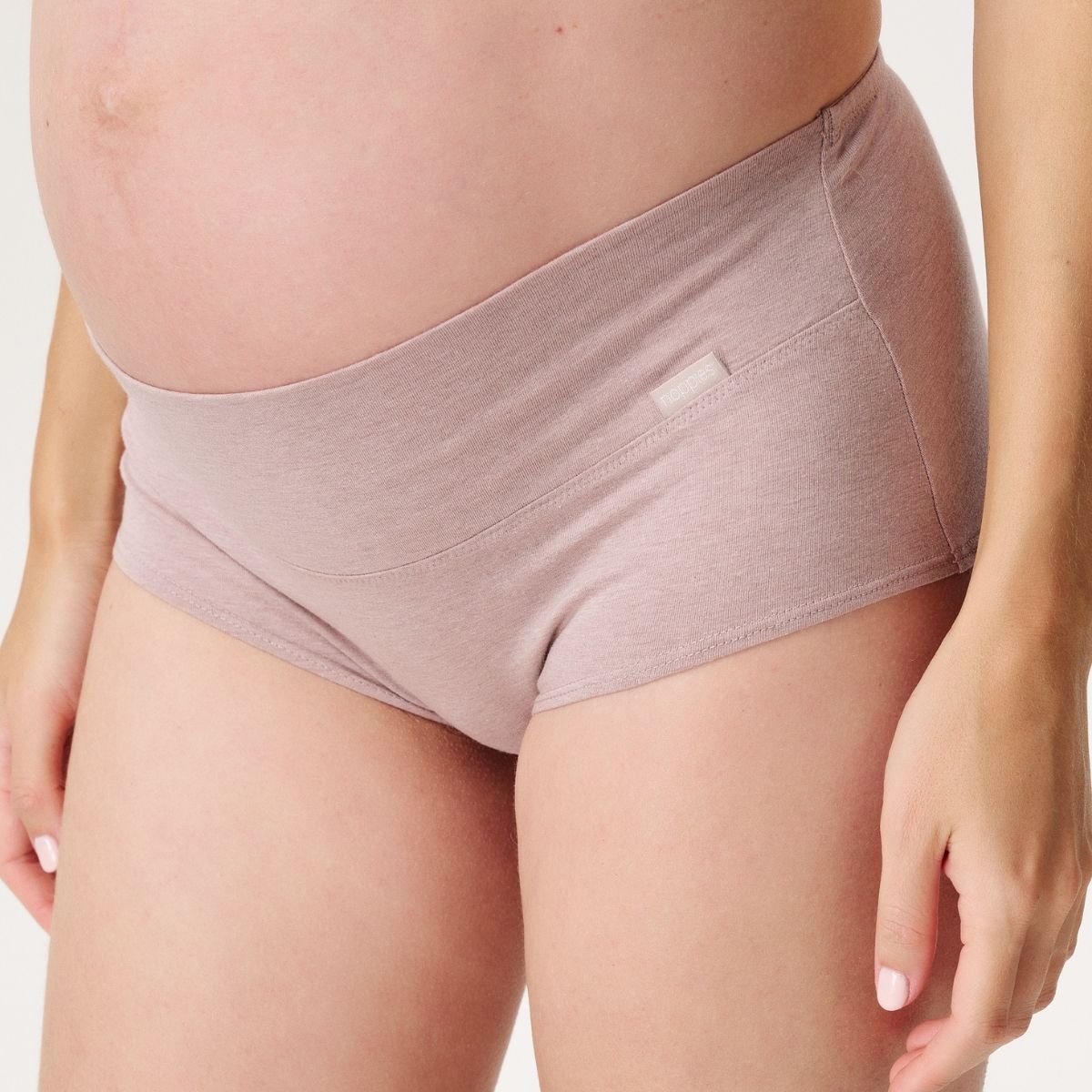 Noppies graviditets shorts (trusse), lyserød - 66726 - P865 - Bark Melange