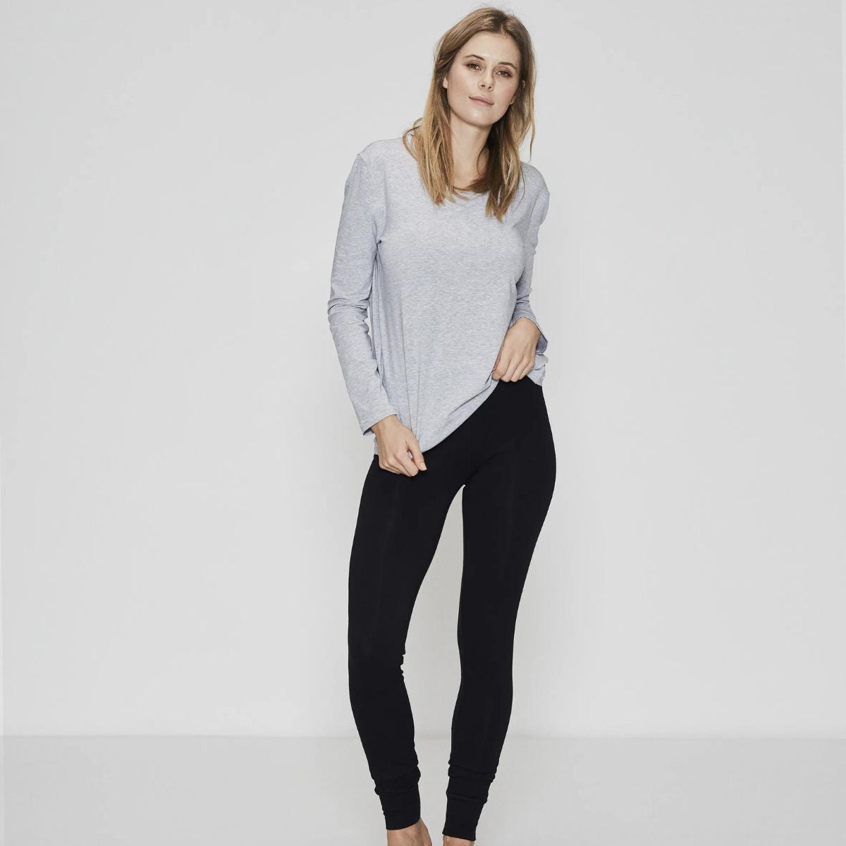 JBS of Denmark Bamboo Blend LS - GRÅ - 1230-14-5-GRÅ