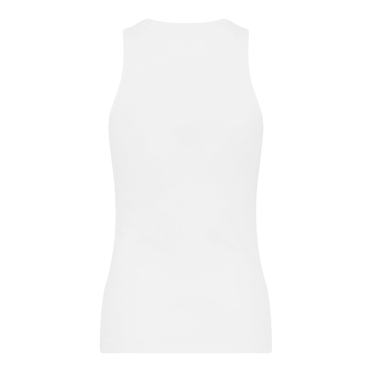 Urban Quest Bamboo Rib Tank - White - 15070-WHITE
