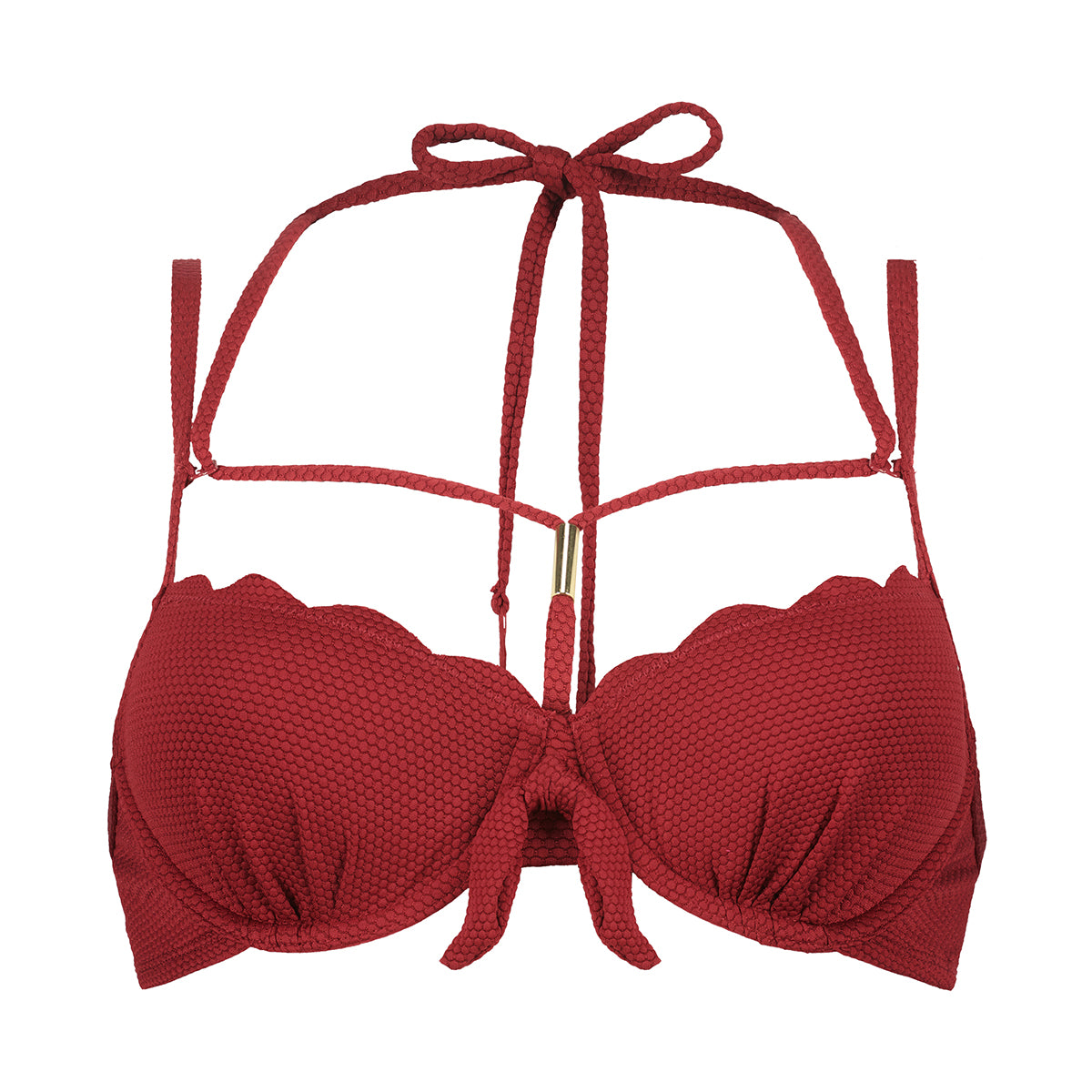 Hunkemöller Scallop Rio - Rhubarb - 200922-RHUBARB