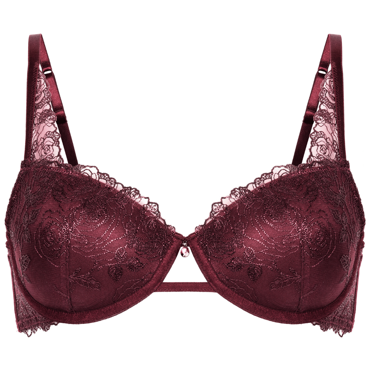 Hunkemöller Hollie BH med bøjle, rød - 303227 - FIG - Fig
