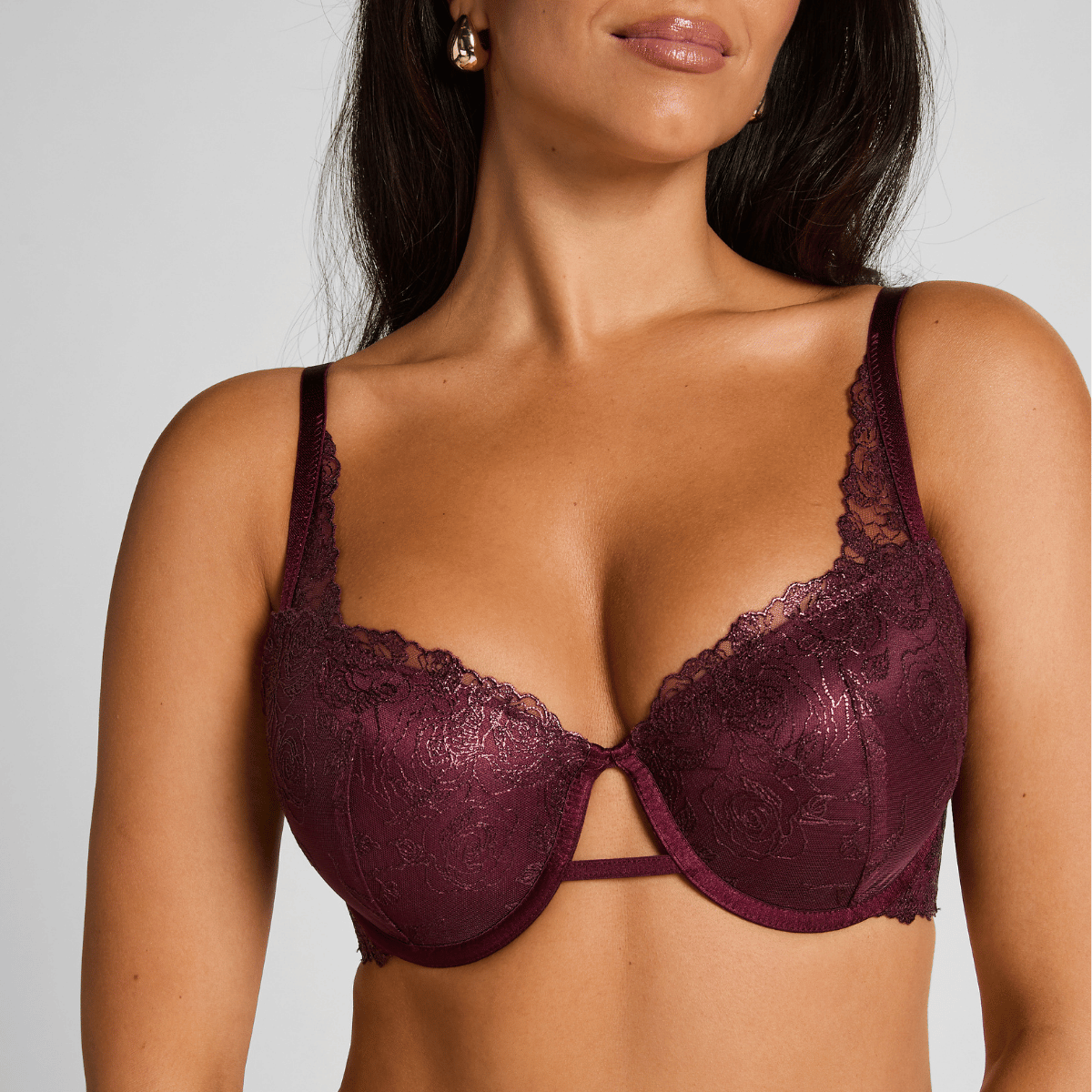Hunkemöller Hollie BH med bøjle, rød - 303227 - FIG - Fig