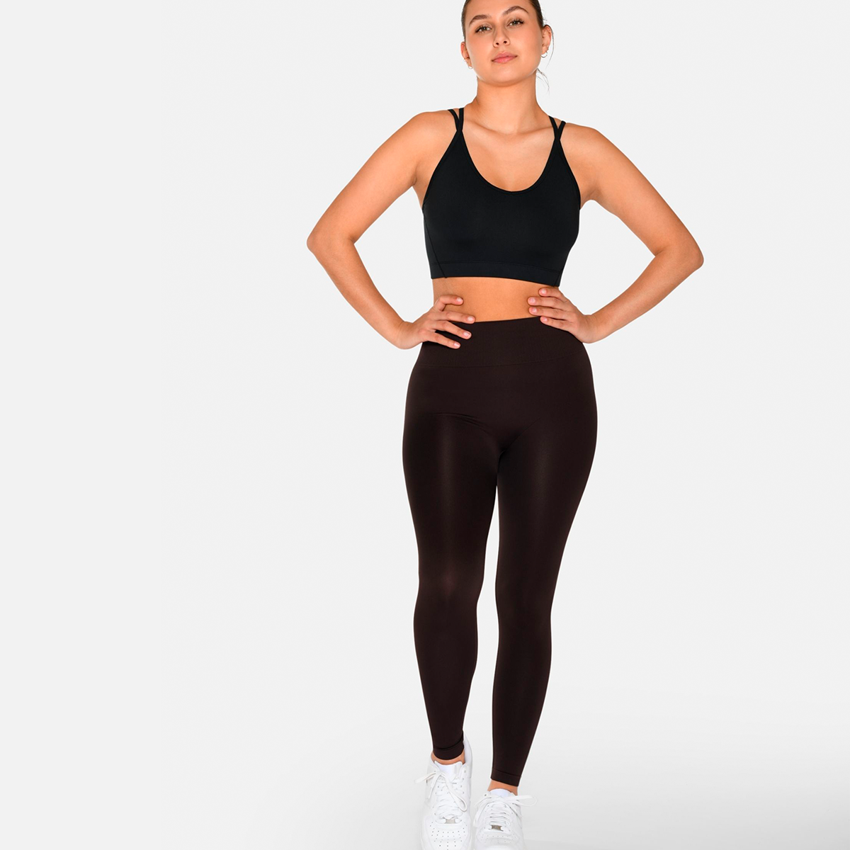 Zebdia Women Seamless - Black Coffee - 35105-8003