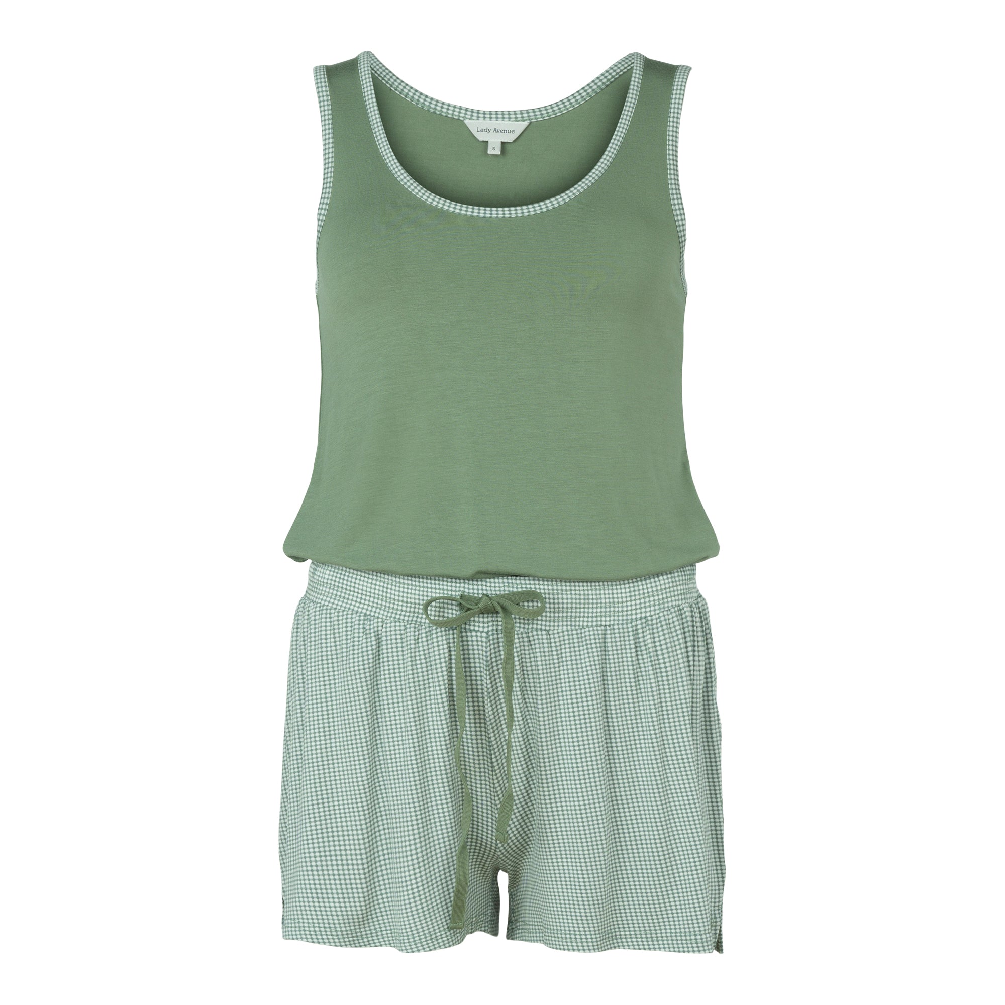 Lady Avenue Bamboo - Green Pepita - 67-400-674