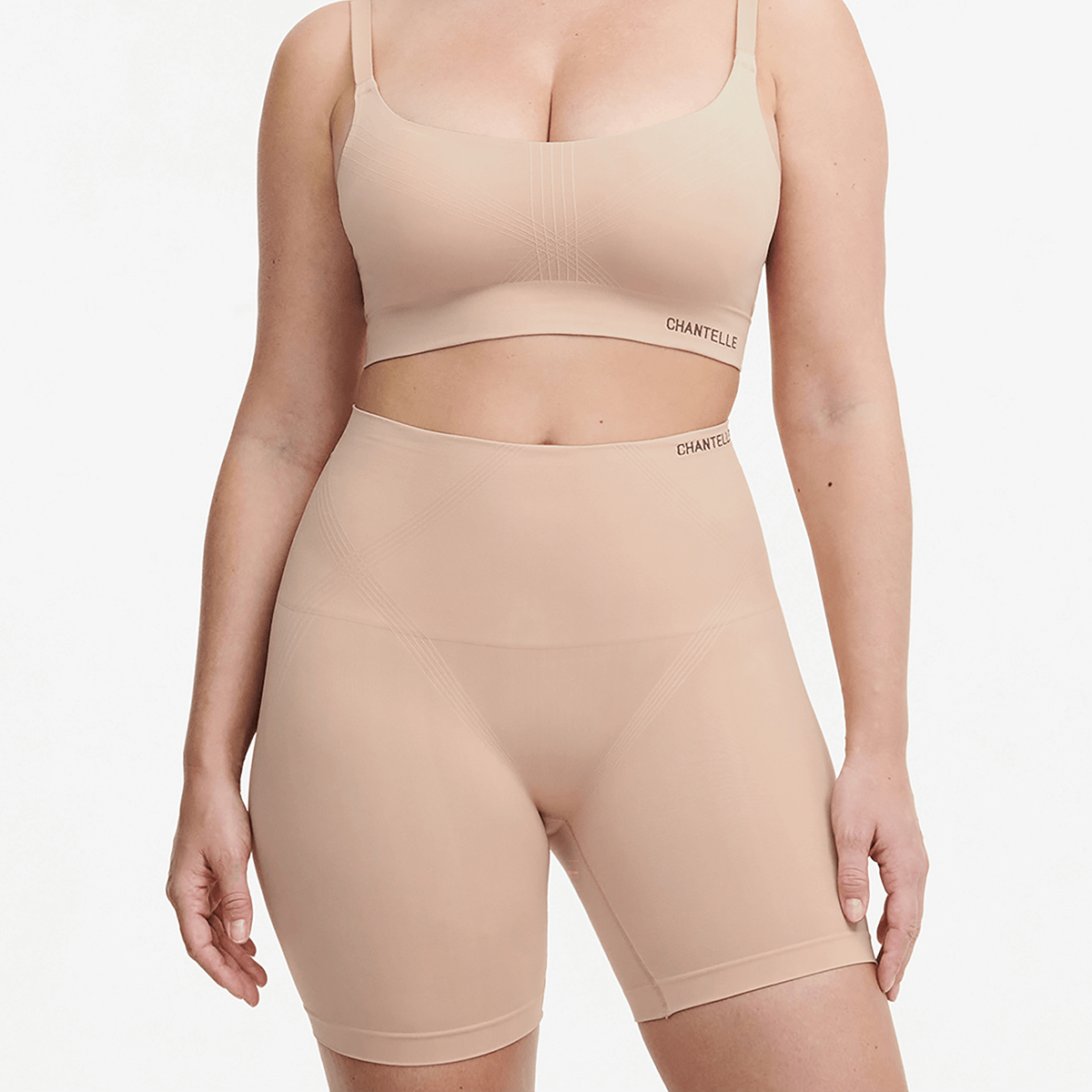 Chantelle Smooth Comfort Shapewear Biker - Clay Nude - C10U40-00Q