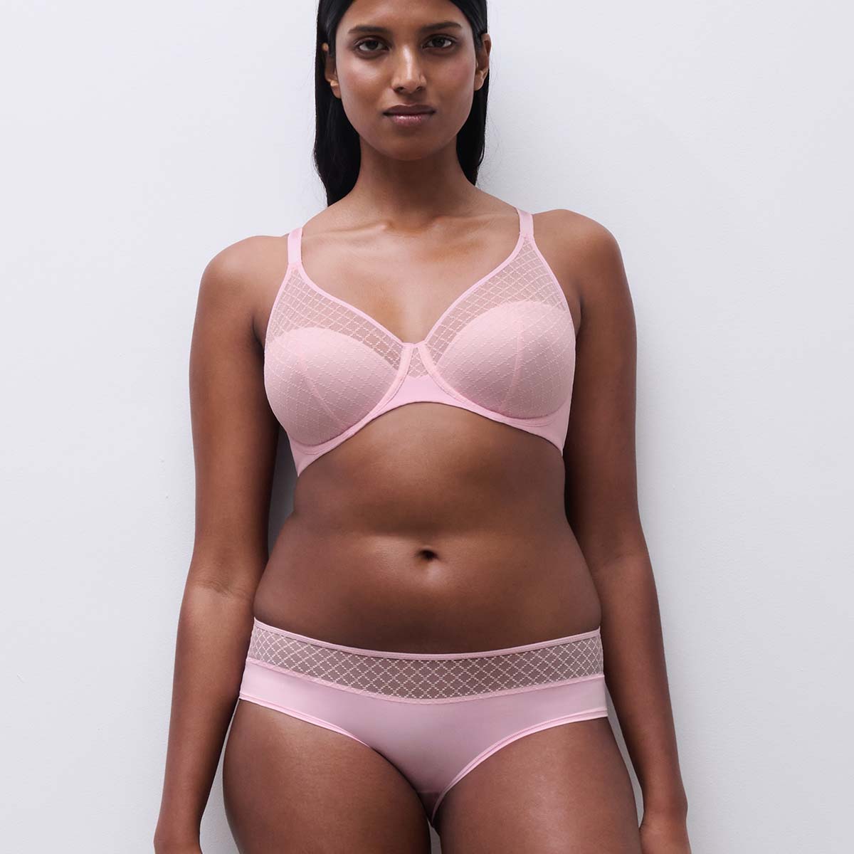 Chantelle EasyFeel Norah Chic full-cup BH, lyserød - C16M10 - 083 - Candy Pink