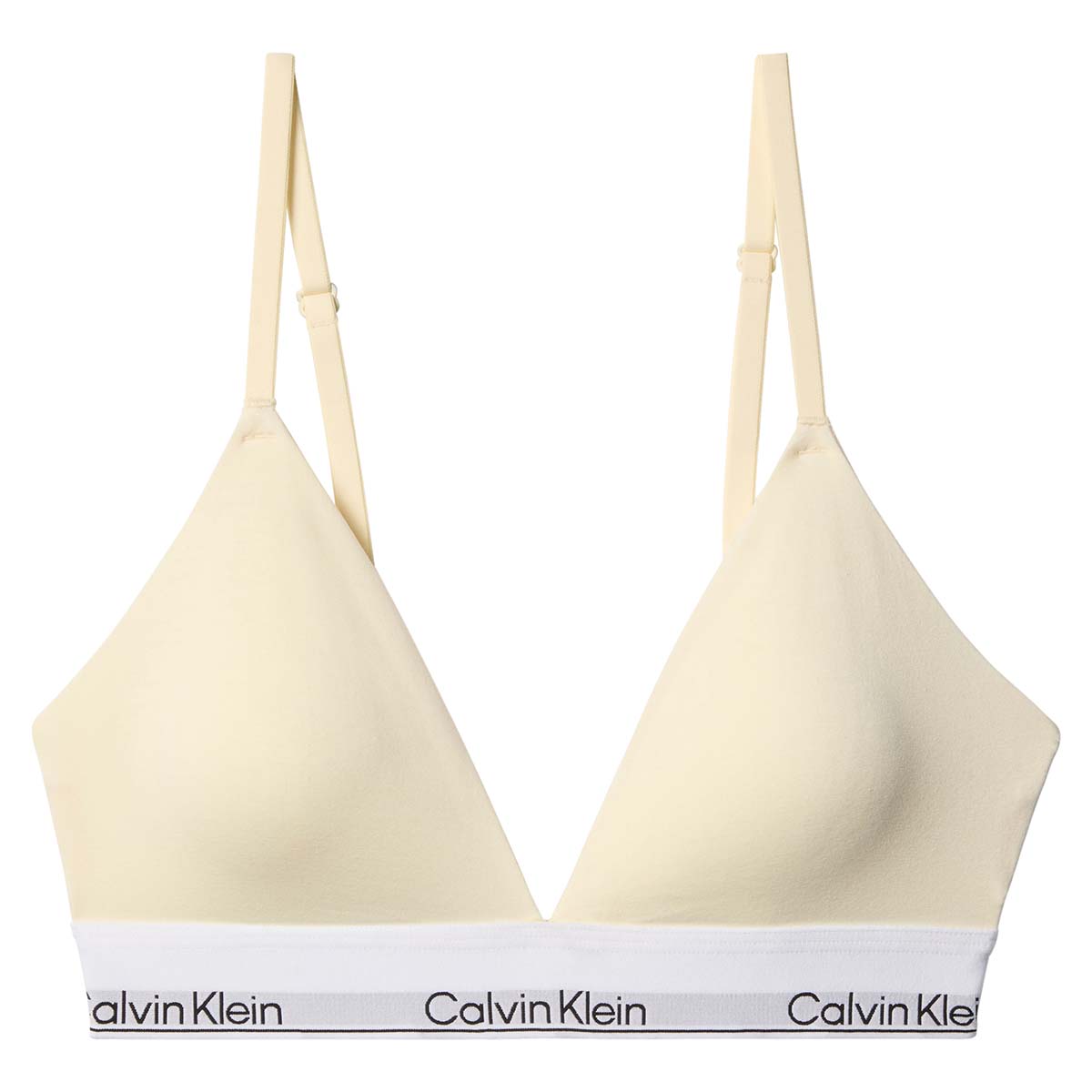 Calvin Klein Icon trekant BH, gul - LV00QF8498 - ZRK - Pear Sorbet