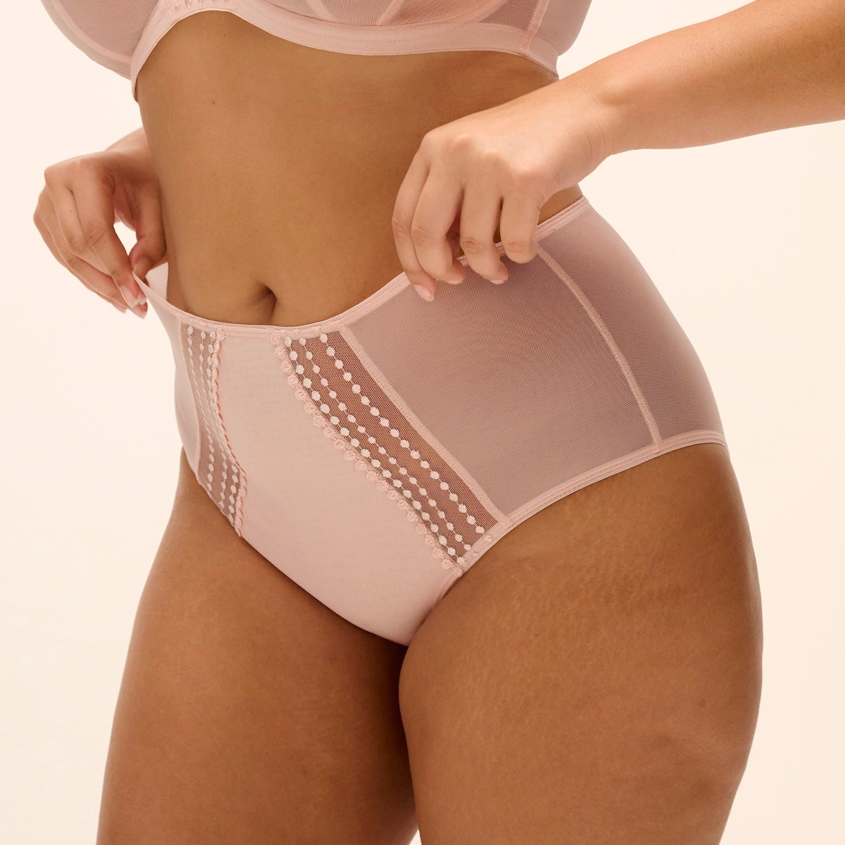 Elomi Matilda maxi trusse, lyserød - EL8906 - PLH - Pearl Blush