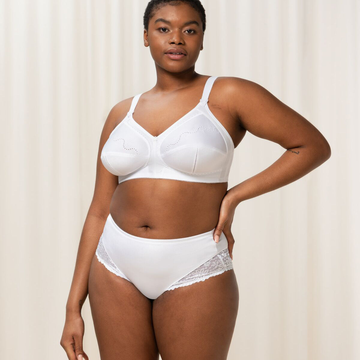 Triumph Doreen + Cotton 01 N - White - 10004928-0003