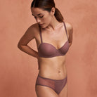 Marie Jo Louie - Satin Taupe - 0122097-SAT