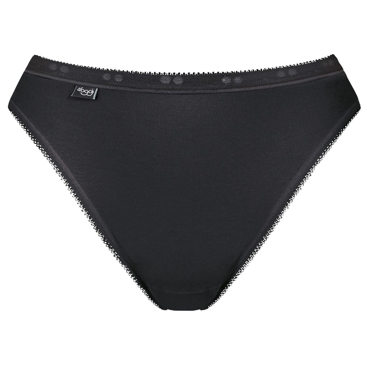 Sloggi Basic+ 3-pak tai trusse, sort - 10007660 - 0004 - Sort