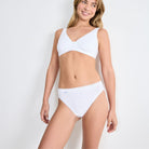 Sloggi Basic+ 3-pak tai trusse, hvid - 10007660 - 0003 - White