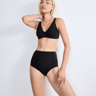 Sloggi 24/7 3-pak maxi trusse, sort - 10167216 - 0004 - Black