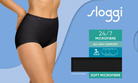 Sloggi 24/7 Microfibre 3-pak maxi trusse, sort - 10180846 - 0004 - Black