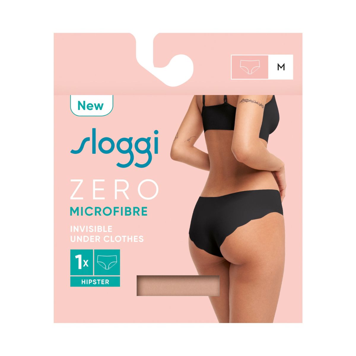 Sloggi Zero Microfibre 2.0 hipster trusse, brun - 10214634 - 00ME - Cameo Brown