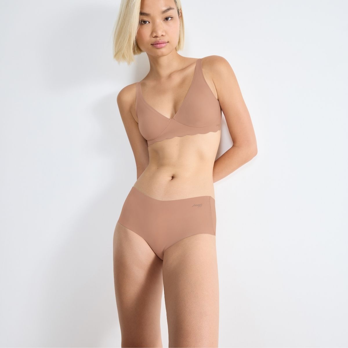 Sloggi Zero Microfibre 2.0 shorts, brun - 10214635 - 00ME - Cameo Brown