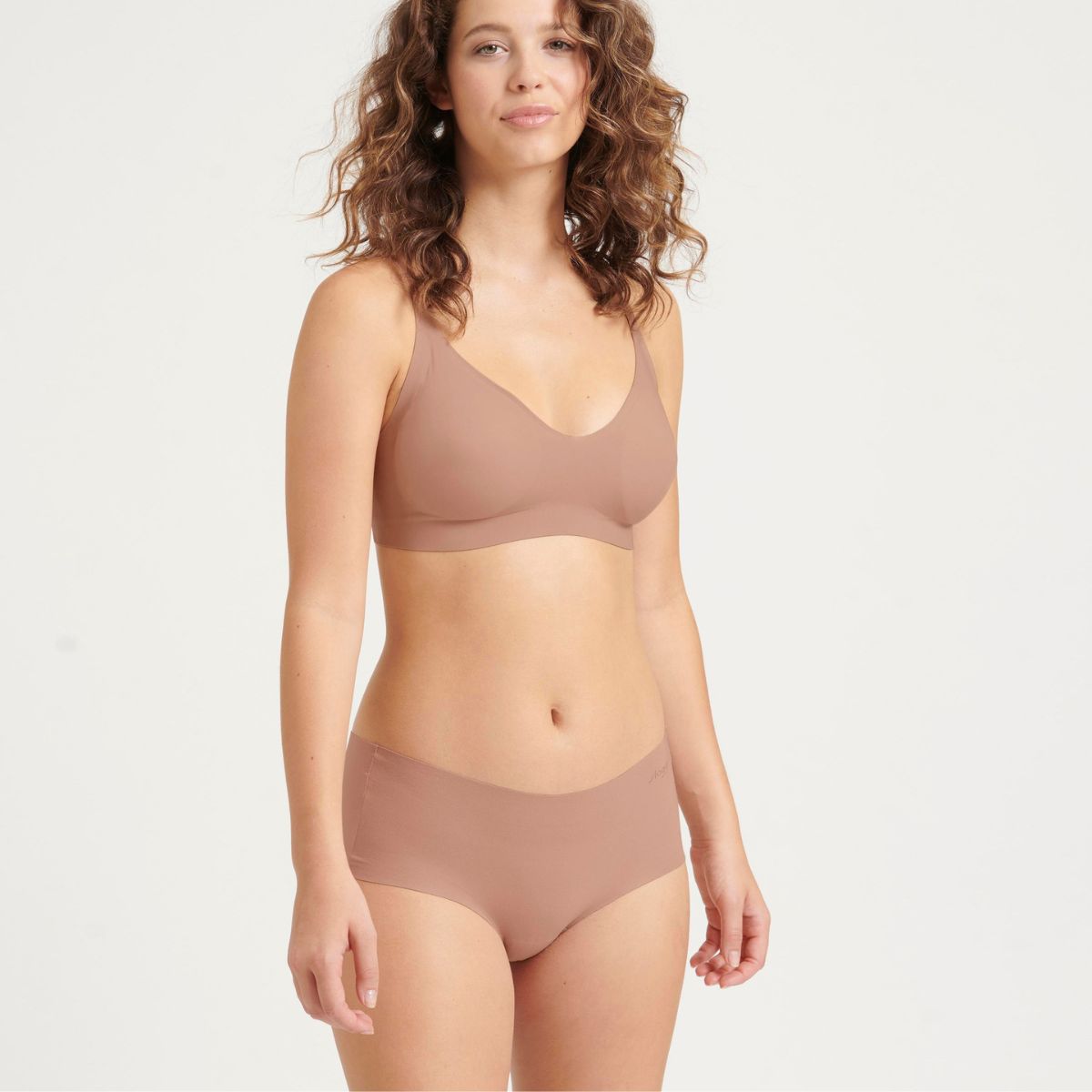 Sloggi Zero Modal 2.0 shorts, brun - 10214687 - 00ME - Cameo Brown