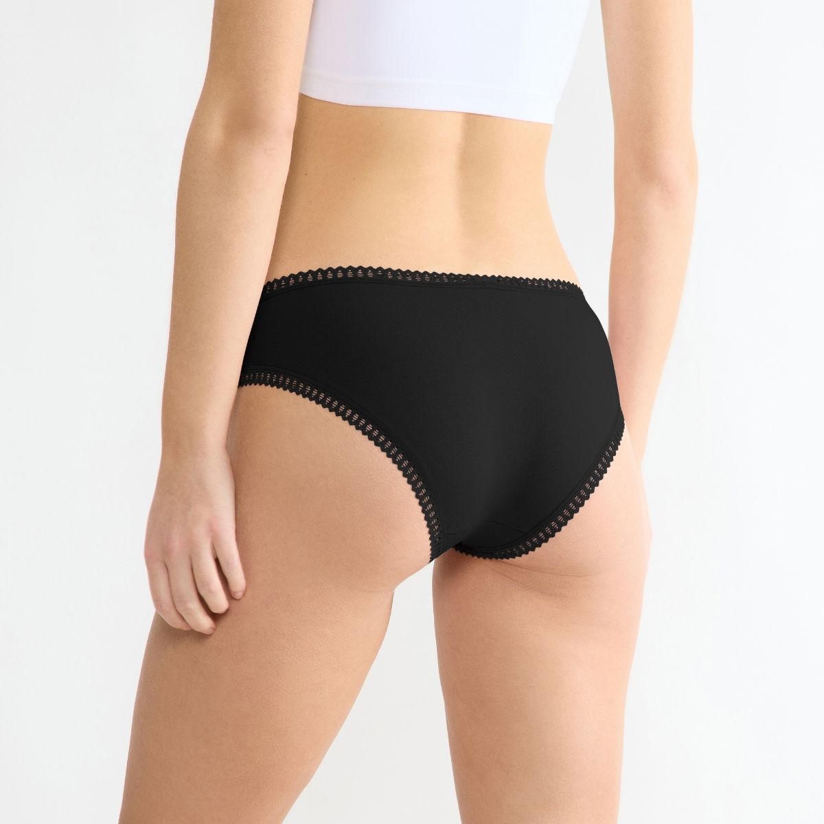 Sloggi Go Crush 3-pak hipster trusse, sort - 10219671 - 0004 - Black