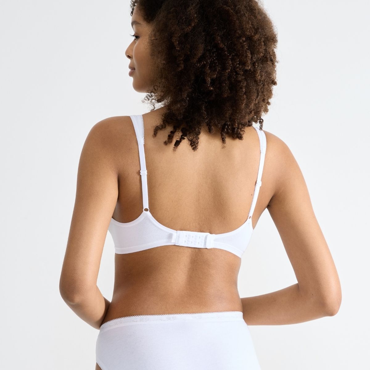 Sloggi Basic+ BH uden bøjle, hvid - 10222327 - 0003 - White