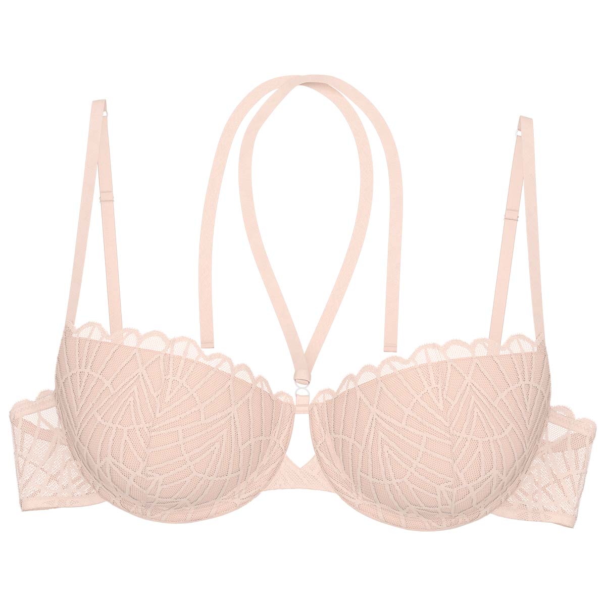 Triumph That Night In Vegas WHP push-up BH, lyserød - 10224874 - 0040 - Porcelain