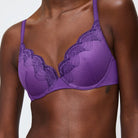 Triumph Comfort Glam WHU push-up BH, lilla - 10224965 - 6648 - Purple Passion
