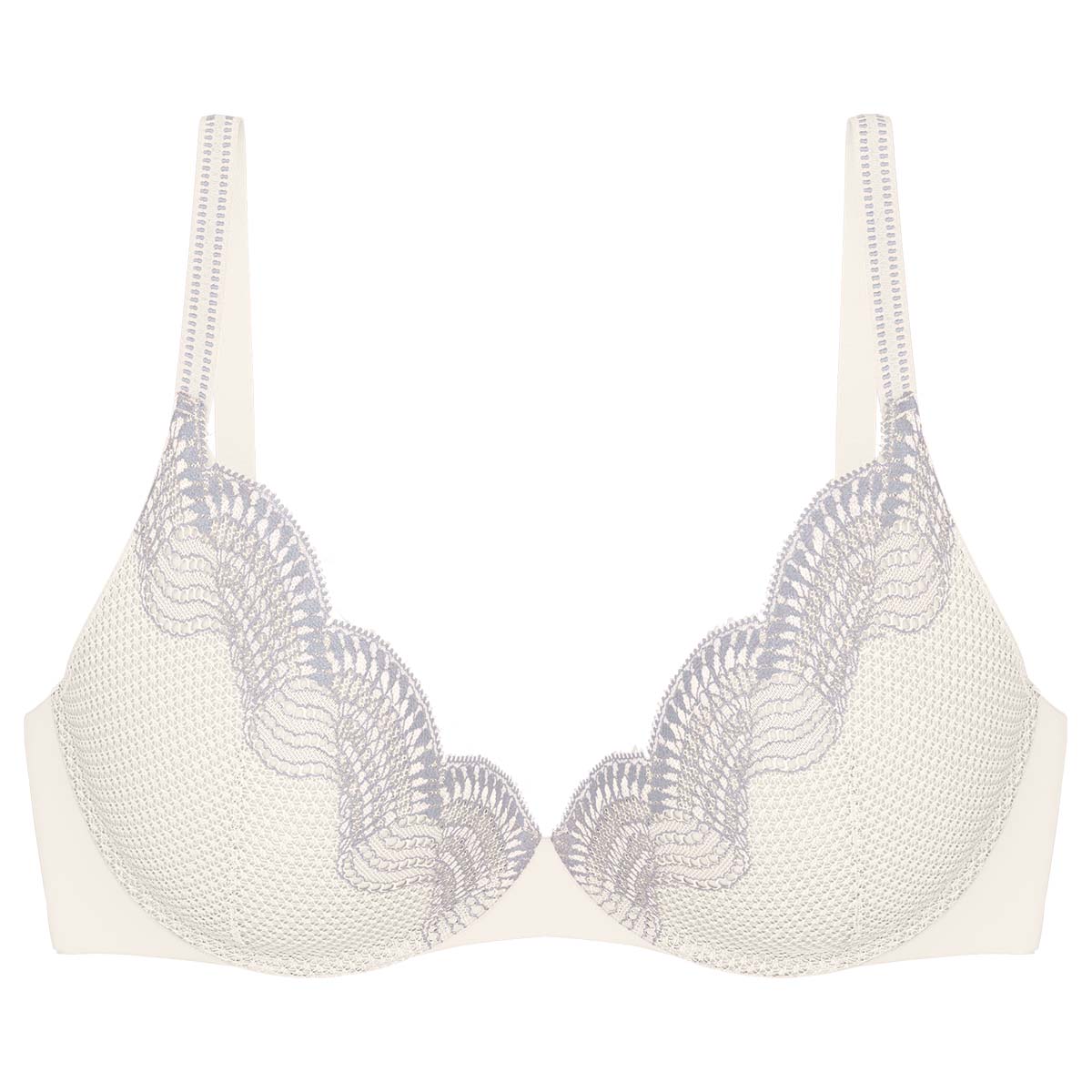 Triumph Triumph Comfort Glam WHU push-up BH, hvid - 10224965 - 00GZ - Silk White
