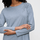 Triumph Endless Comfort natkjole, blå - 10225079 - M007 - Blue
