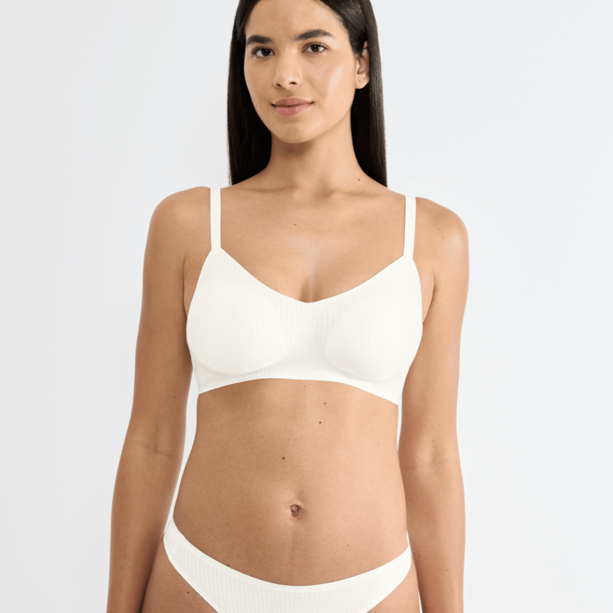 Sloggi Zero Feel Pure BH top, hvid - 10226703 - 00GZ - Silk White