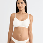Sloggi Zero Feel Pure BH top, hvid - 10226703 - 00GZ - Silk White