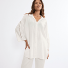 Triumph Summer Wear skjorte, hvid - 10227228 - 00GZ - Silk White