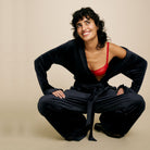 Triumph Sensual Velour - Dark Blue - 10221171-7064