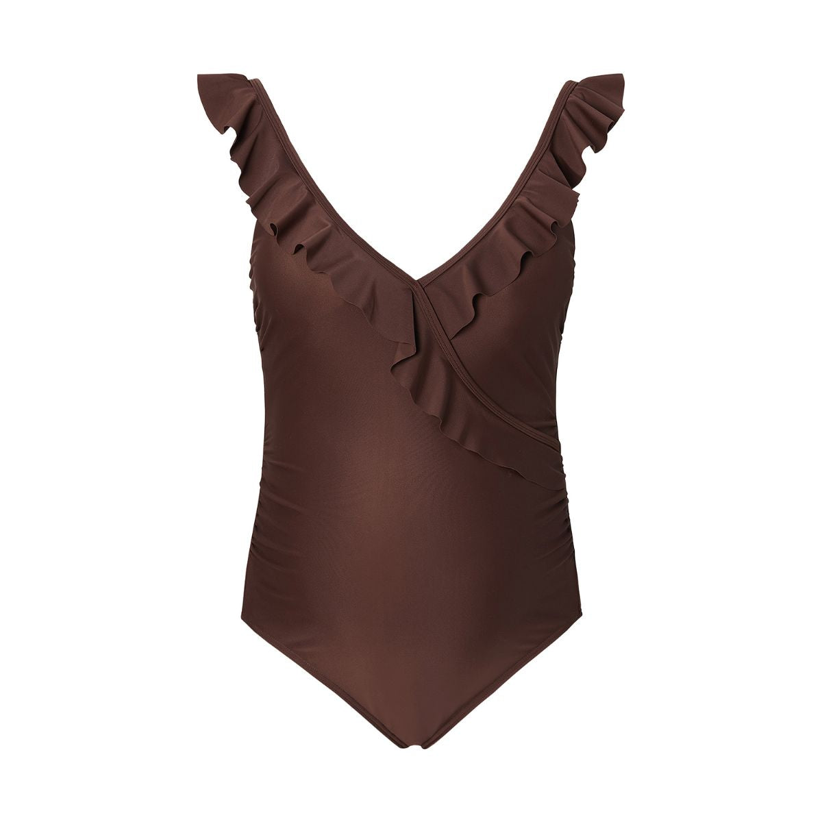 Noppies Sima graviditetsbadedragt, brun - 30N4311 - P664 - Coffee Bean