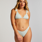 Hunkemöller Fiji Rib High Leg - Eggshell Blue - 205620-EGGSHELL BLUE