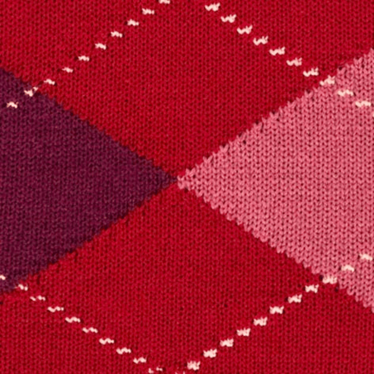 Burlington Marylebone ankelstrømper, rød - 22073 - 8033 - Cranberry
