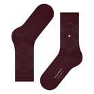 Burlington Marylebone Glitter ankelstrømper, rød - 22182 - 8435 - Claret