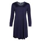 Lady Avenue Silk Jersey - Indigo - 23-50418-355