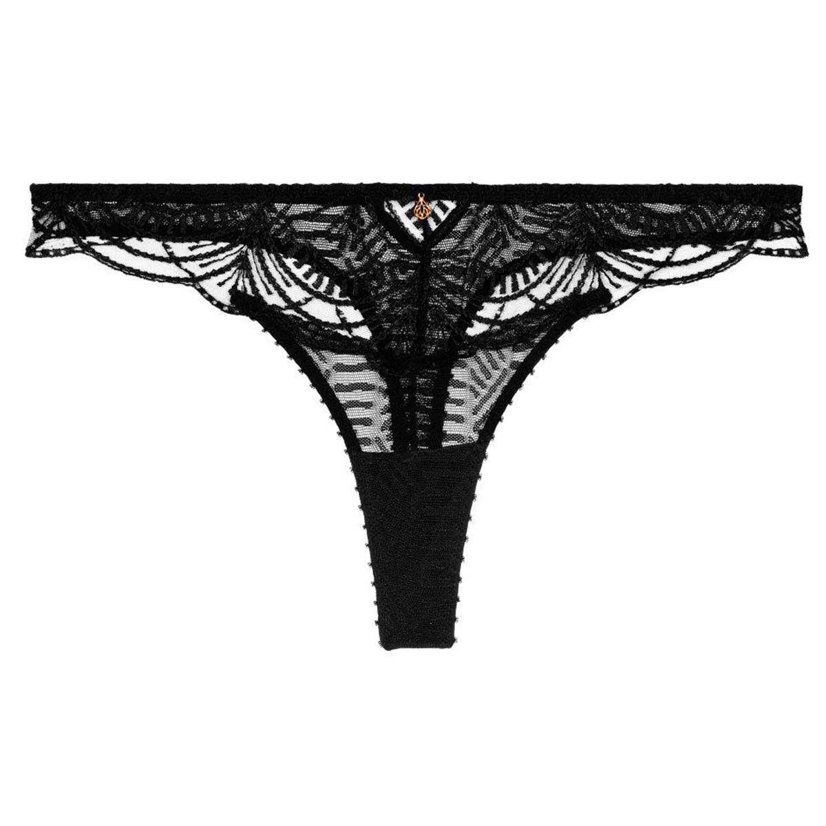Aubade Vibes tanga trusse, sort - 2B26 - BLAK - Black