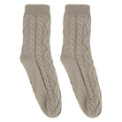 Hunkemöller Cable Sock - Oatmeal - 300734-Oatmeal