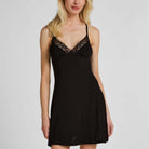 Hunkemöller natkjole, sort - 304684 - BLACK - Black