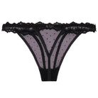 Hunkemöller Kat tanga trusse, sort - 305605 - Caviar - Caviar